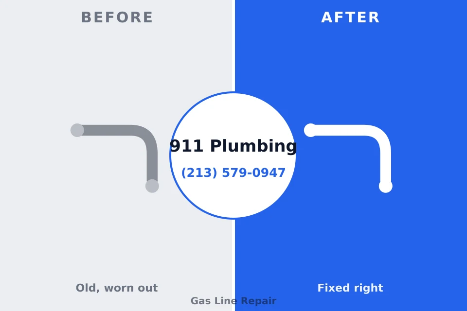 Before and after: plumbing repair Dardanelle, AR